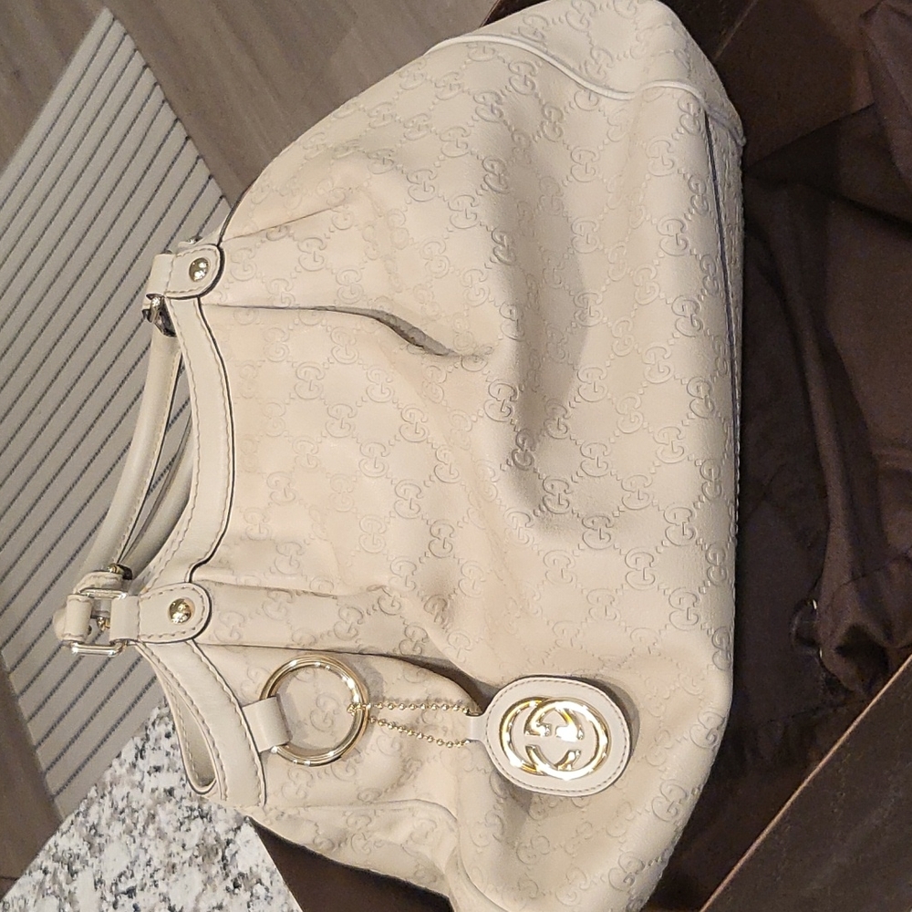 Gucci tote sukey medium monogram leather guccissima shoulder bag - Picture 6 of 9
